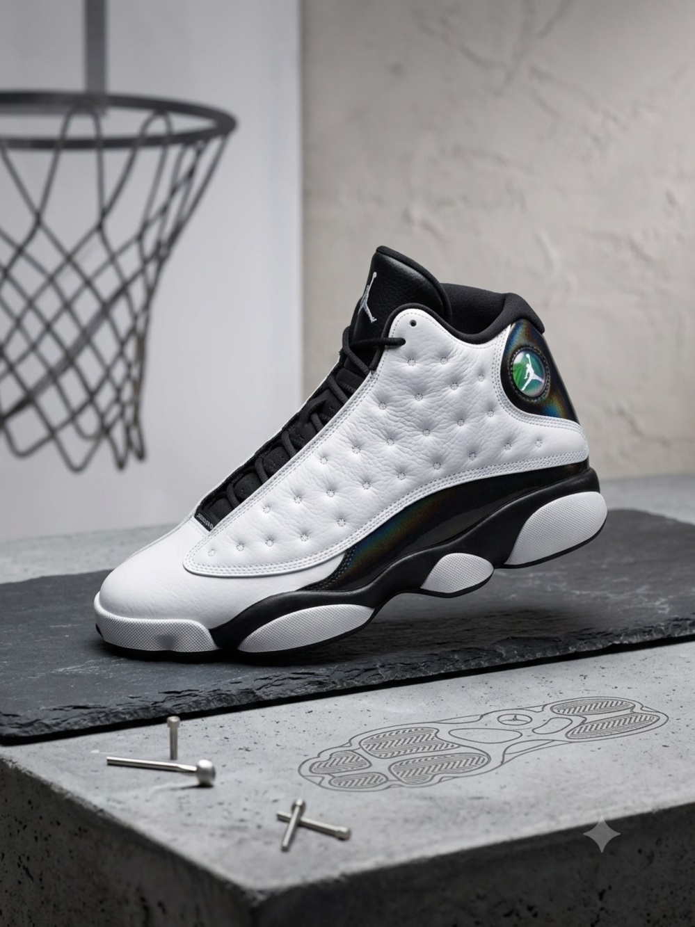 Jordan retro 13 sneakers women size 8 - Picture 4 of 11